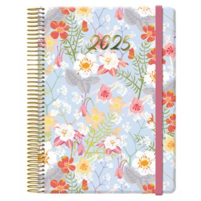 AGENDA 2025 CUTE DÍA PÁGINA 15 X 21 CM MODELO GARDENIA CON 4 HOJAS DE PEGATINAS DOHE 12903 - 25 (Espera 4 dias)